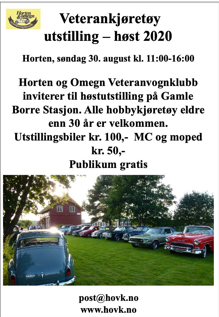 Veterankjøretøyutstilling - høst