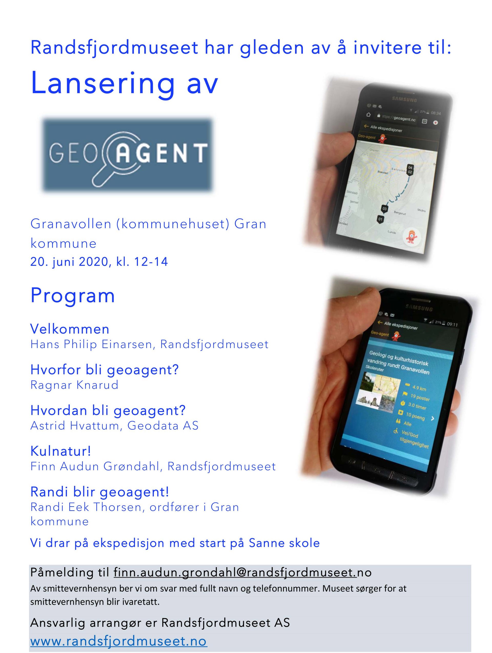 20.6.2020 Lansering GeoAgent-app