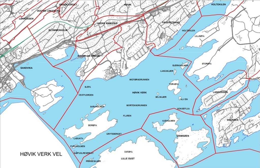 Høvik Verk vels grenser