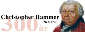 26.8.2020 Christopher Hammer 300 år
