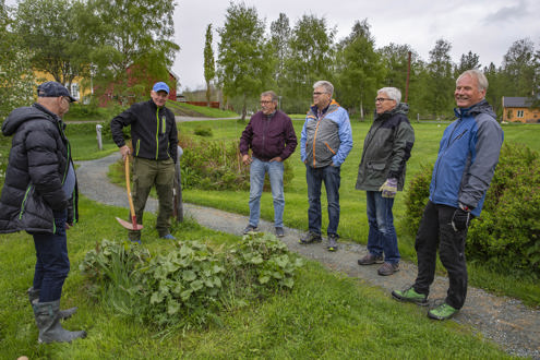Vi vedlikeholder Løveparken på Jøssåsen. Foto: Odd-Rune Wang