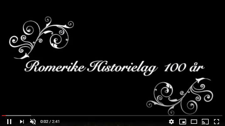 Romerike Historielag gjennom 100 år - se video