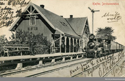 Kløften Jernbanestation - bilde fra Norsk jernbanemuseum