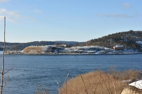 Vinterbilder fra Husvik og Veisvingbatteriet