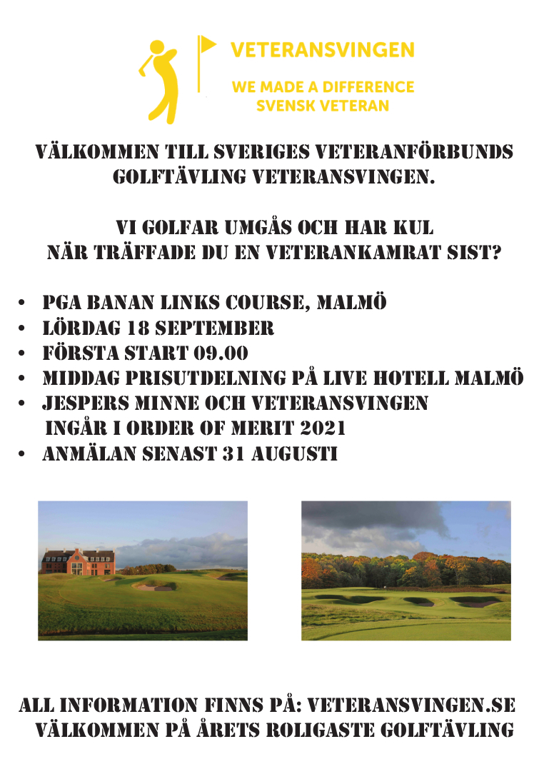 Invitasjon til golf-turnering