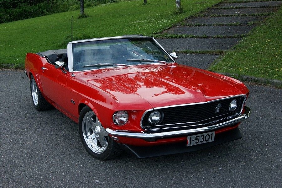 234-1969 Ford Mustang convertible, 01. Eier- medle