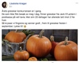 Årets gresskarkonkurranse er i gang!