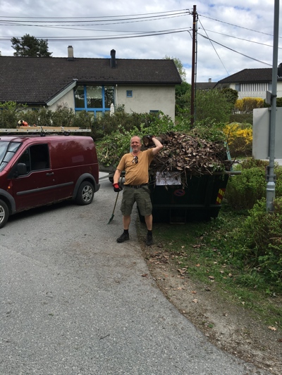 Velets formann i full sving.