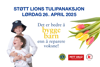 Artikkelbilde til artikkelen Lions Tulipanaksjon arrangeres 26. april 2025