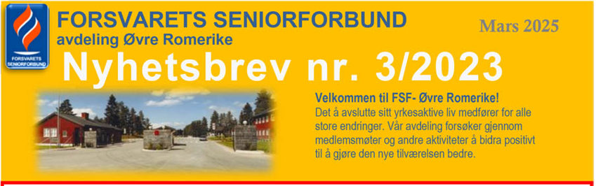 Nyhetsbrev 3 2025