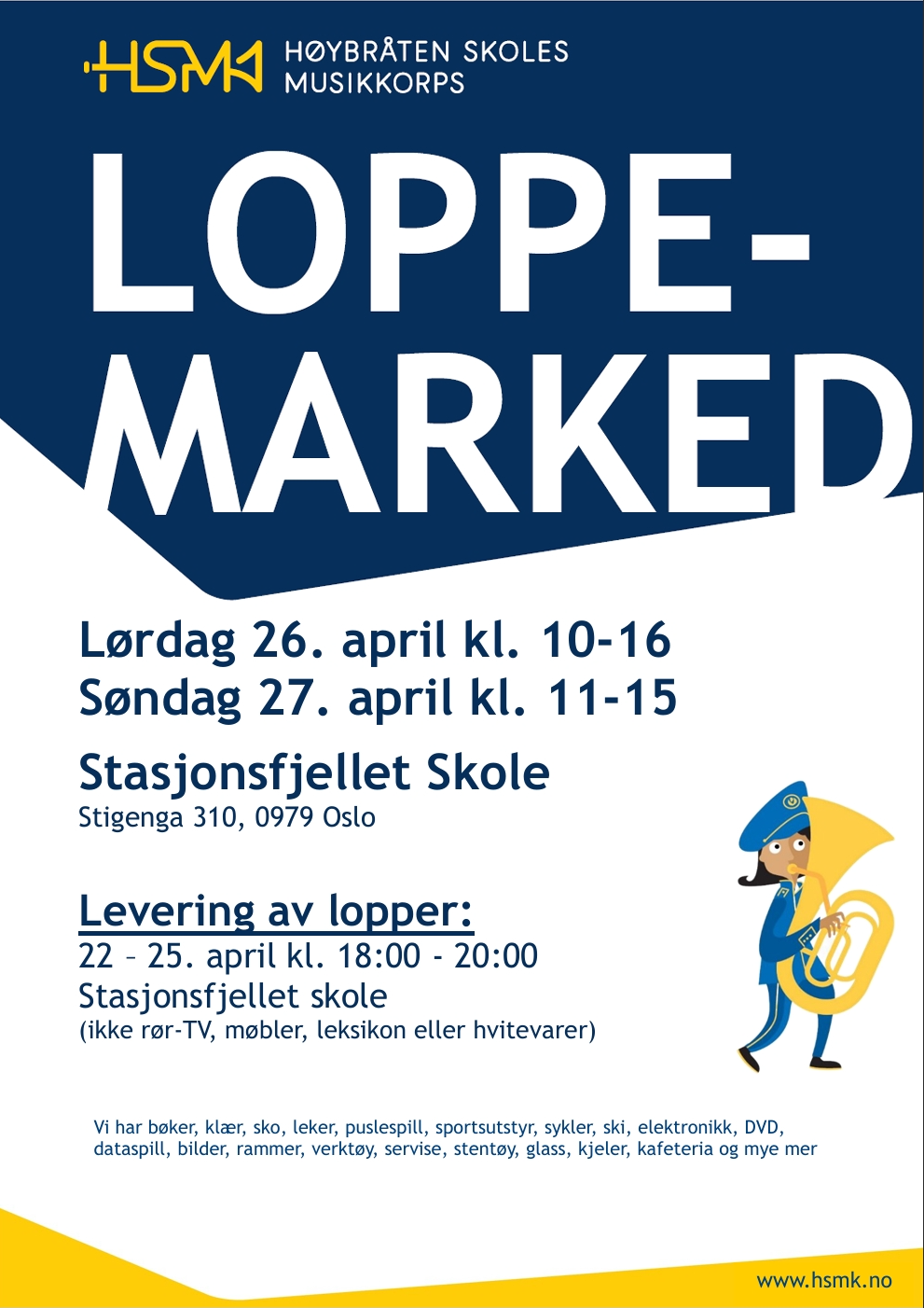 Velkommen til loppemarked