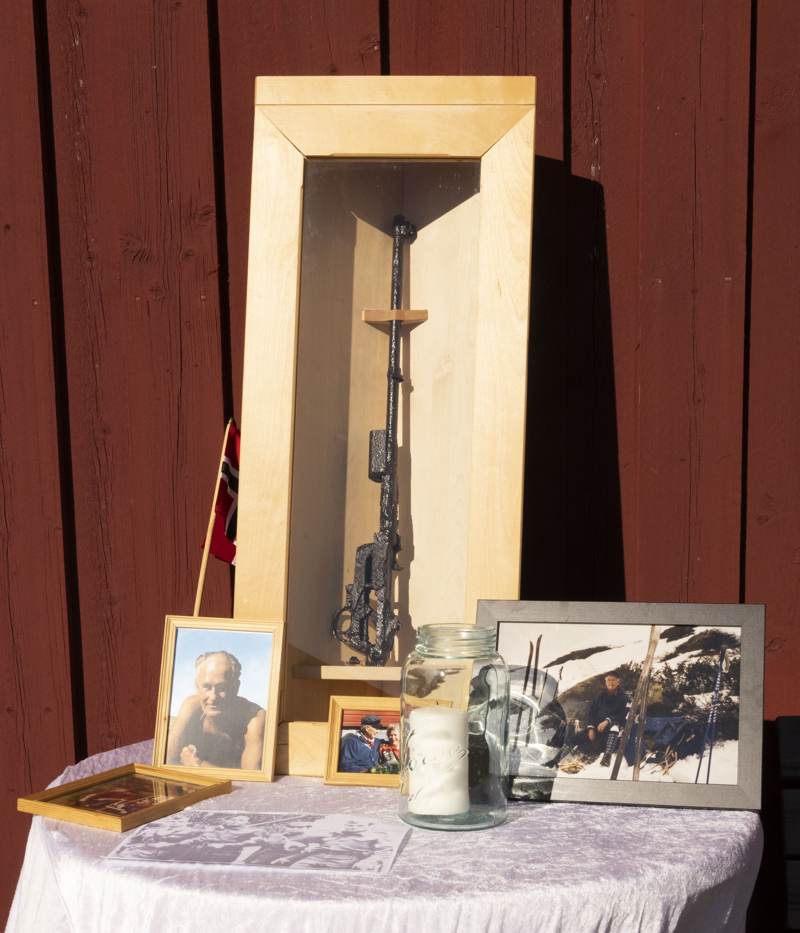 2025.03.22 80-årsmarkering av hendelsen ved Vasshagan. US karabinen. Foto Grunde/Christian.