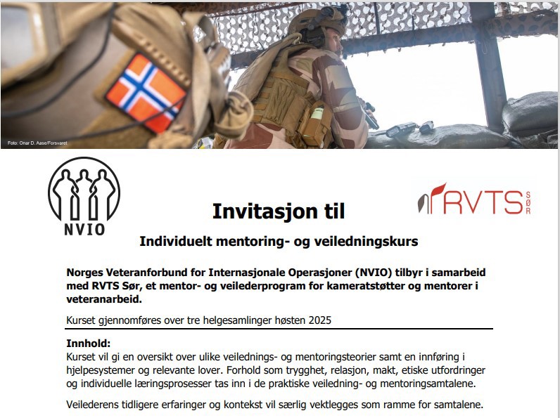 Individuell mentoring- og veiledningskurs