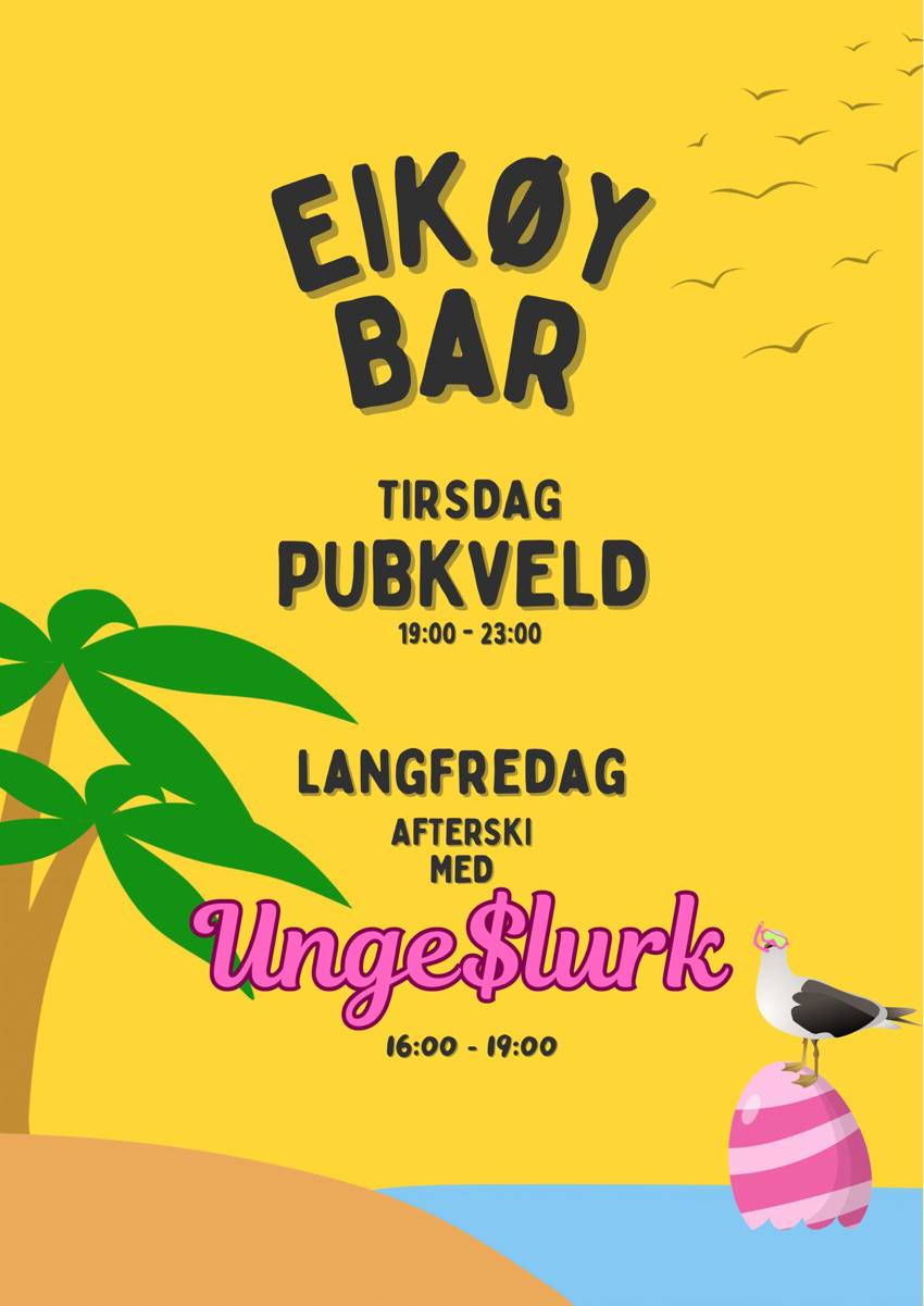 Eikøy Bar i påsken