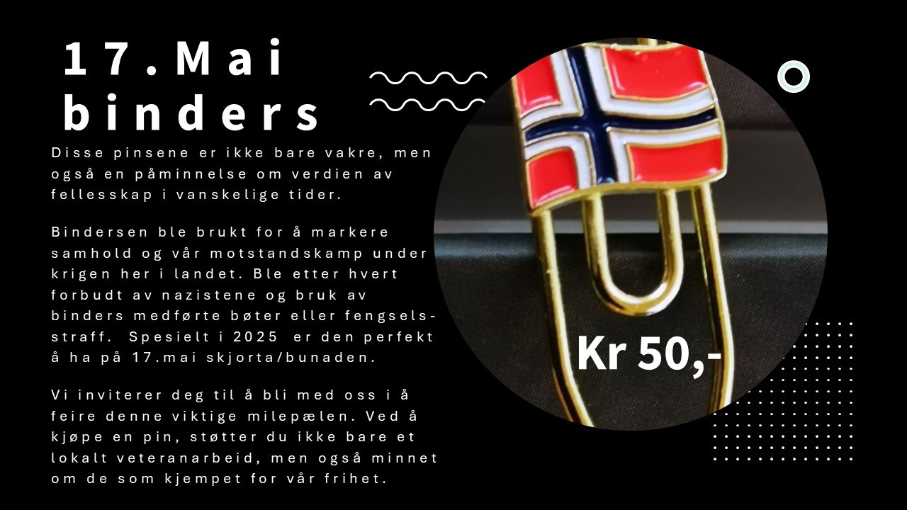 Binders med flagg