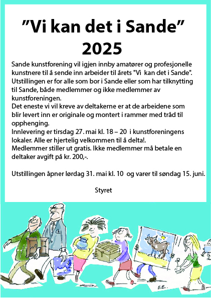 Utstilling "Vi kan det i Sande" 2025