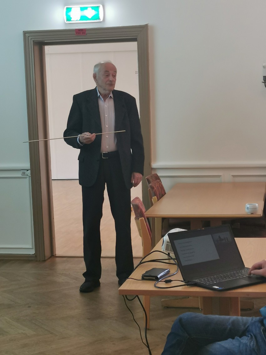 Foredrag  av Clamer Meltzer