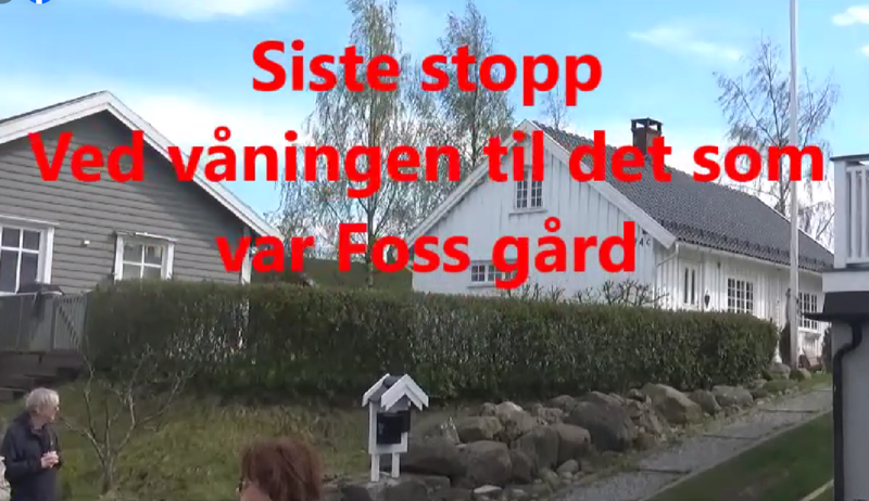 2025.04.27 Langhus rundt. Det som er igjen av Foss gård. Foto Grunde Vale.