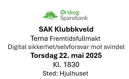 Klubbkveld 22.5 Besøk av Ørskog Sparebank Hjuhuset