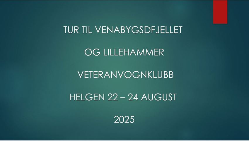 Tur til Venabygdsfjellet og Lillehammer