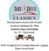 Artikkelbilde til artikkelen 24.mai Classic Cars and Coffee  m  bakluke-loppis 