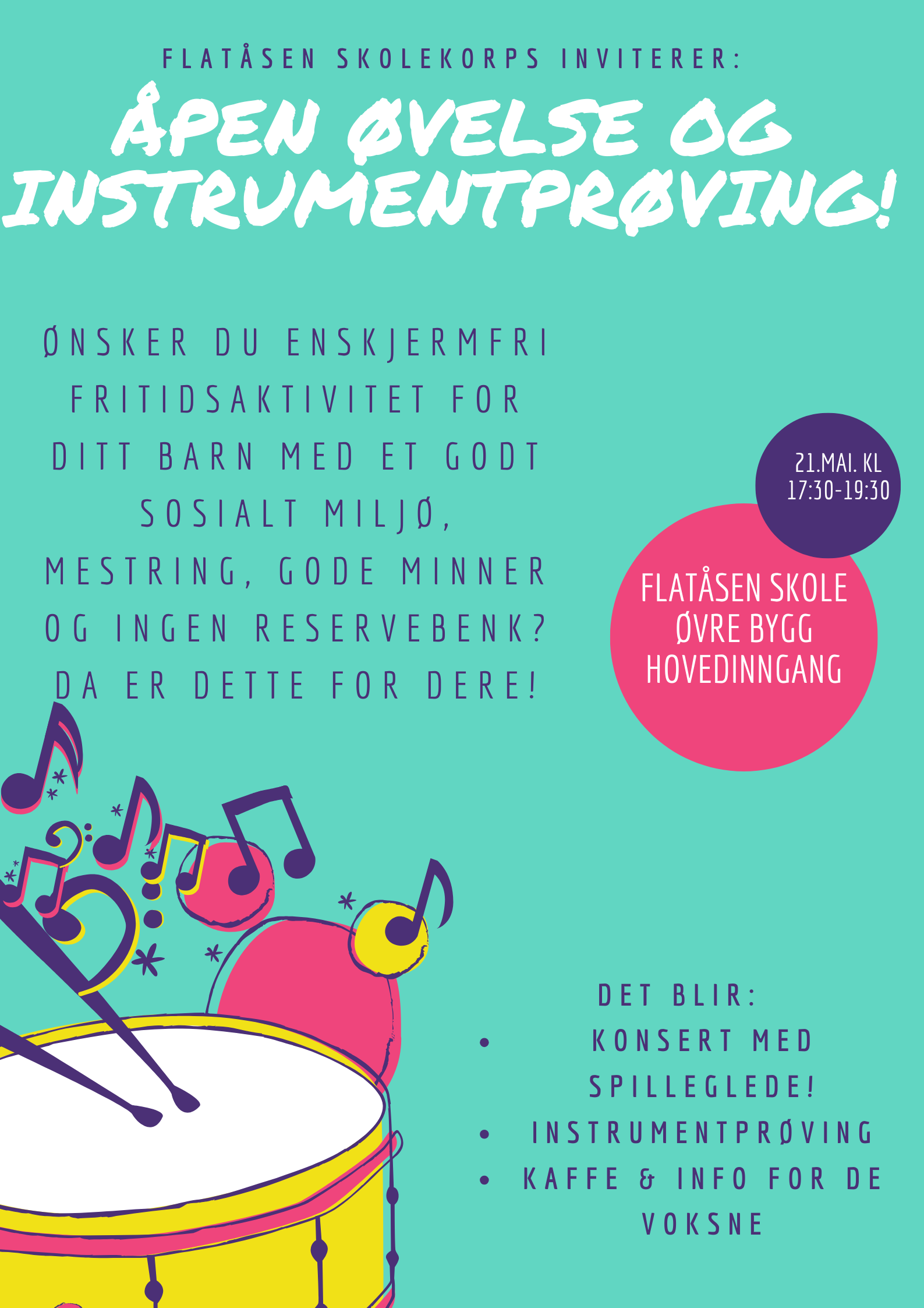 Velkommen til instrumentprøving!