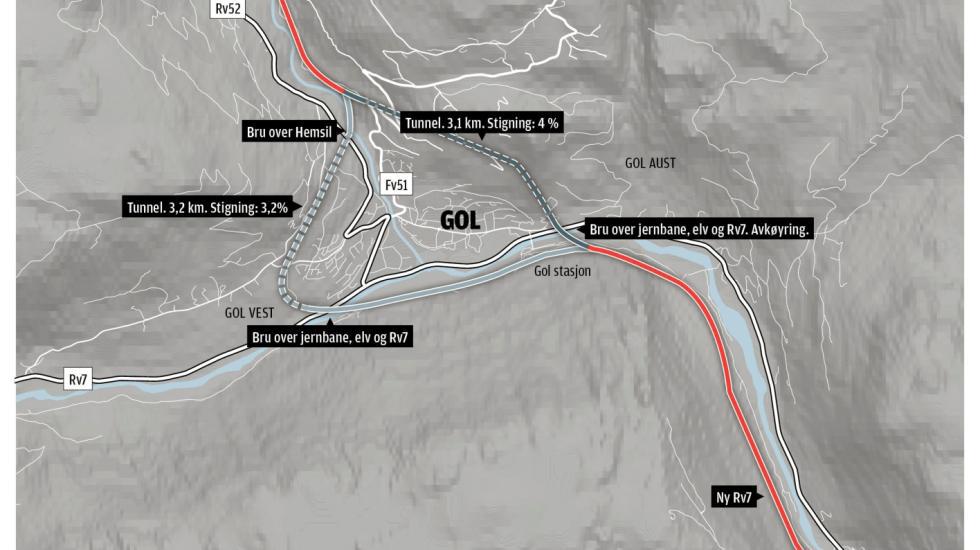 Ny Rv52 gjennom Gol kan være klar innen 2033
