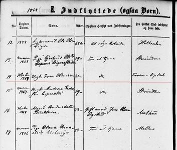 Iver Hansen innflyttet 1867 Klabu