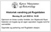 Artikkelbilde til artikkelen Historisk vandring på Rugeldalen 28.juli