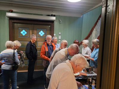 Rømmegrøt er godt. Foto: Helge Seiertun