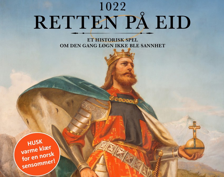 Nyskrevet sagaspel ved Eidsvoll kirke 19.-24. aug.