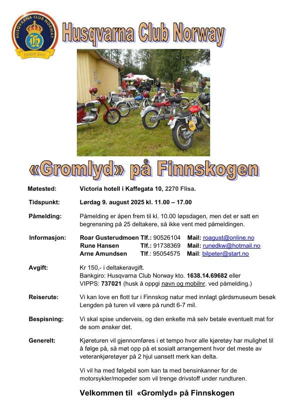 Invitasjon til Gromlyd 2025