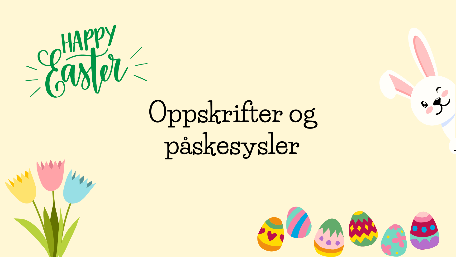 Påskekos!