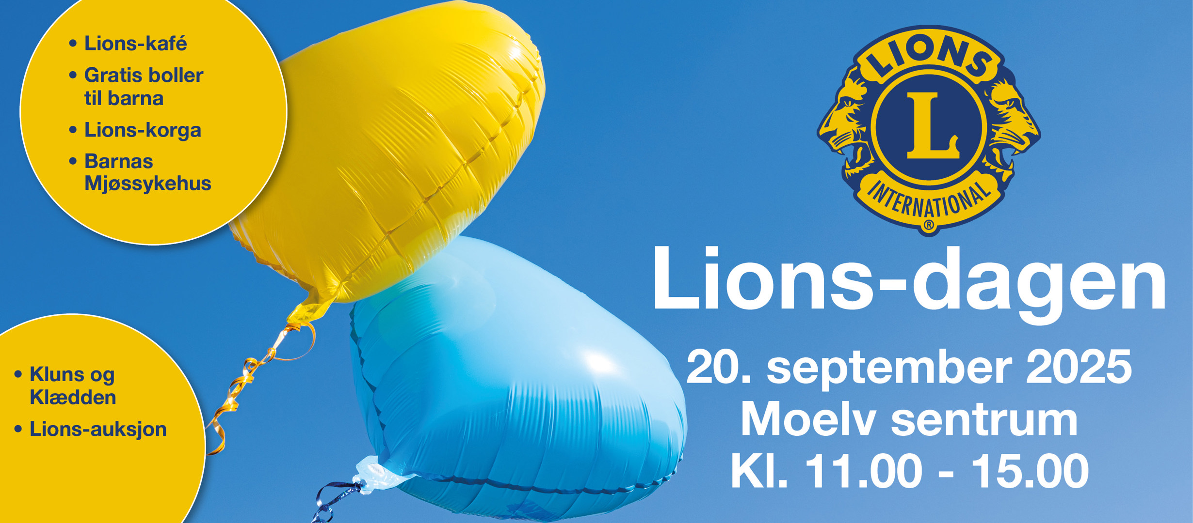 Lions-dagen lørdag 20. september 2025! 