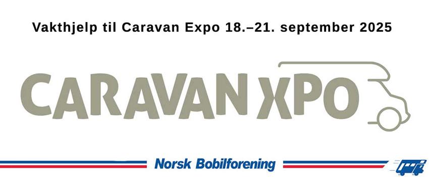Vi søker Vakthjelp til Caravan Expo
