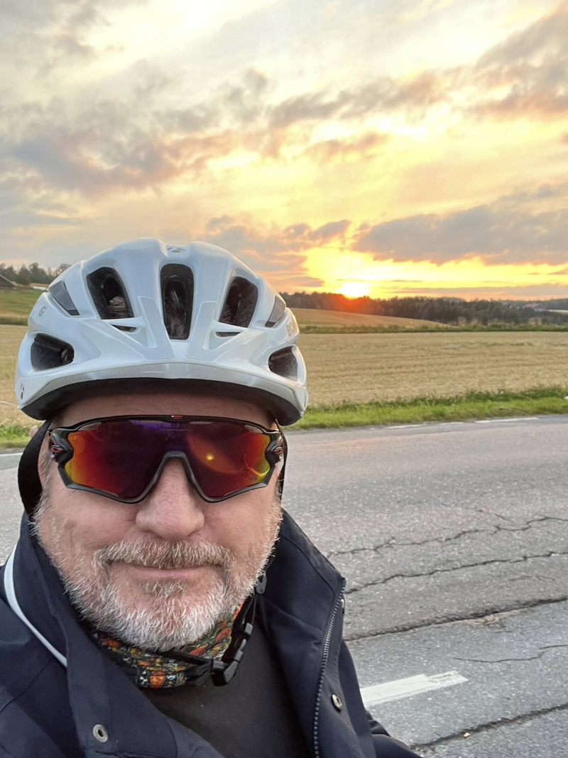 2025.08.28 Rusletur på Kråkstad. Fotografen syklet til Kråkstad. Foto Trond Linnestad.