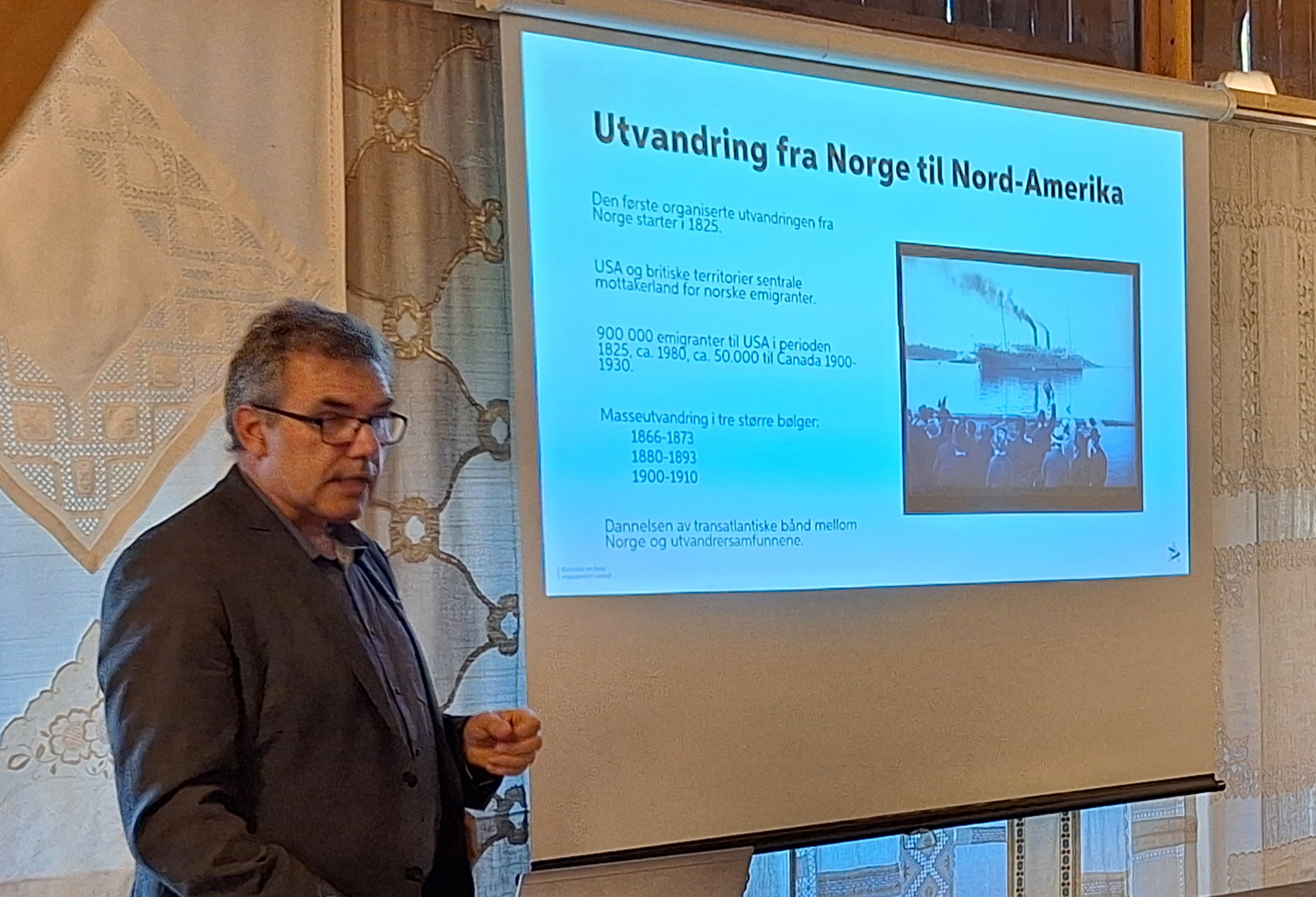 Åpning av utvandrerjubileet 03.09.2025