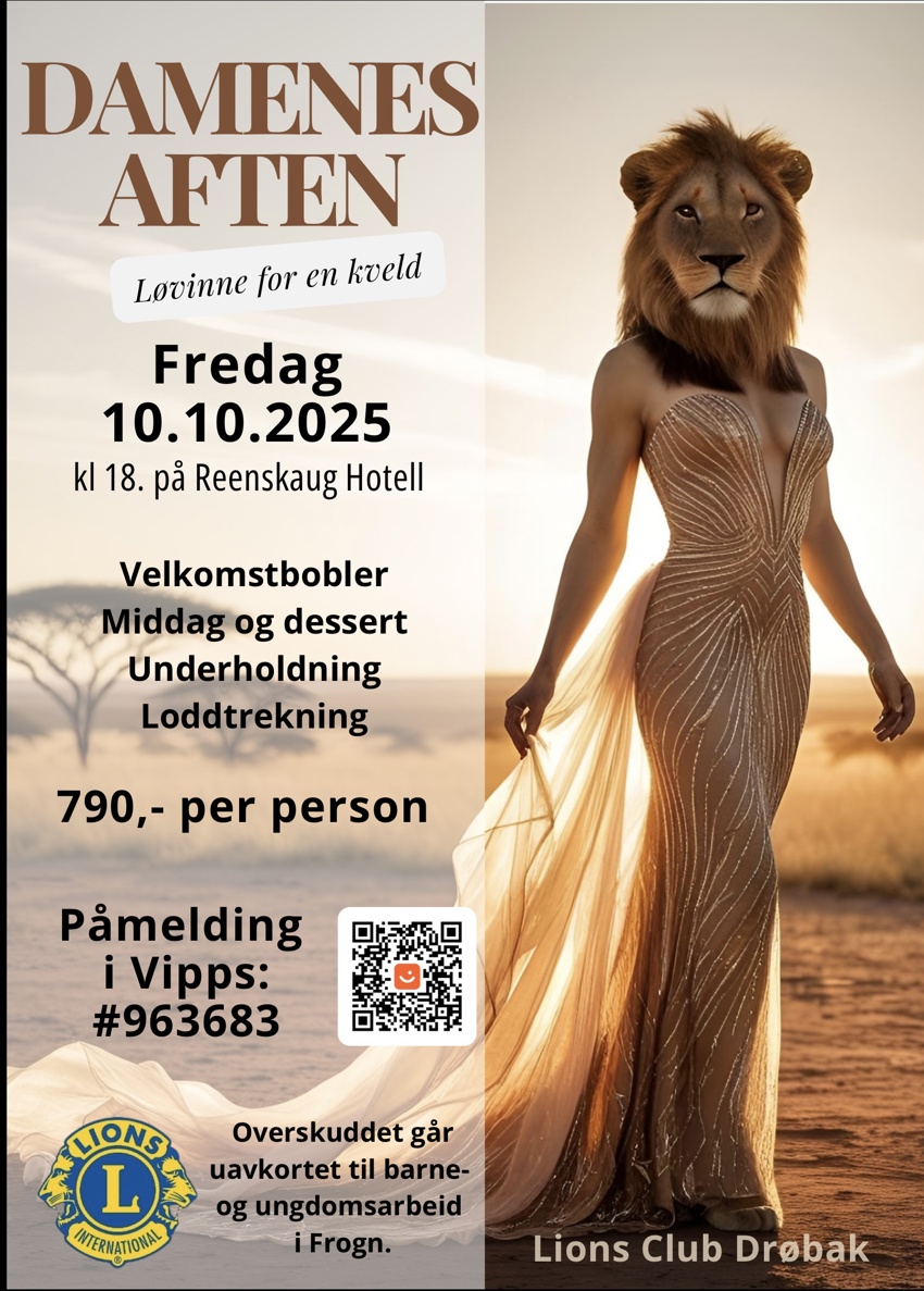 Løvinne for en kveld - damenes aften
