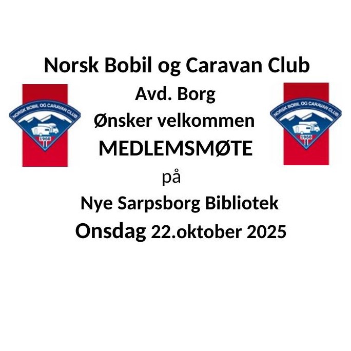 Medlemsmøte Høst 2025