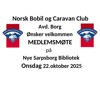 Artikkelbilde til artikkelen Medlemsmøte Høst 2025