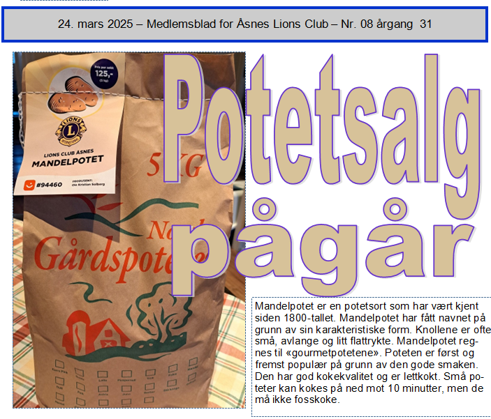 Klubbavis 2024-25 nr 08