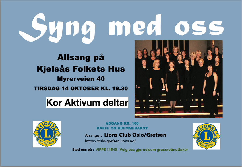 Syng Med Oss