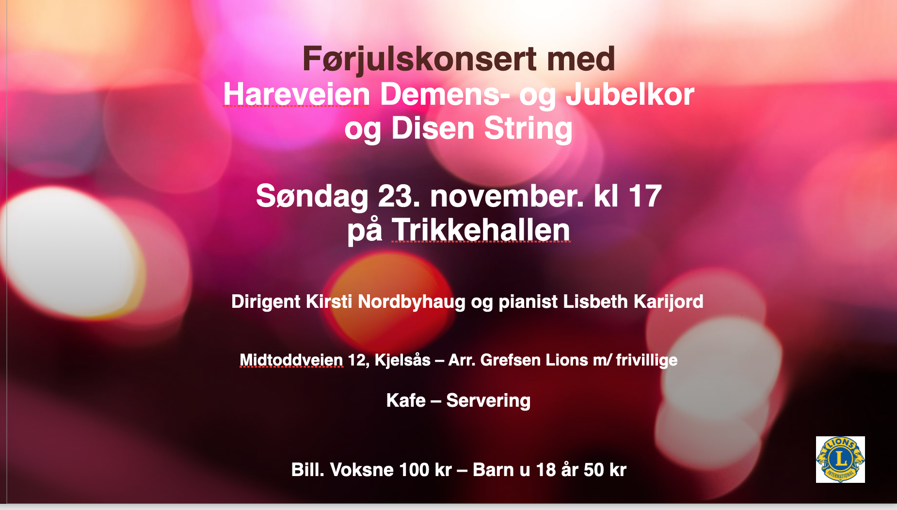 Konsert nov 2025