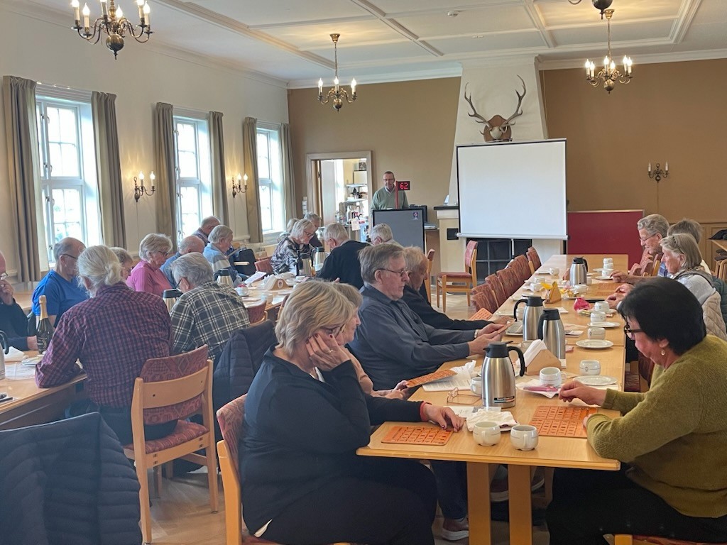 Bingo på medlemsmøtet 8 oktober.