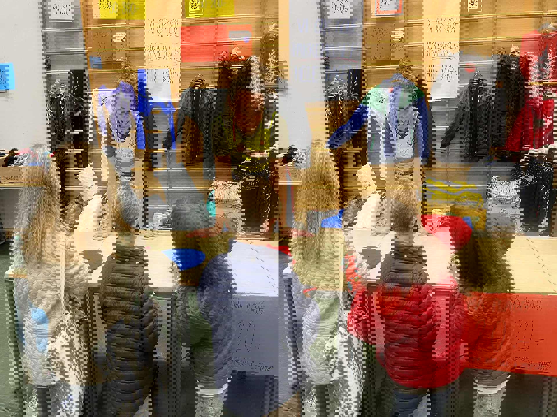 Tusen takk for et fantastisk loppemarked!