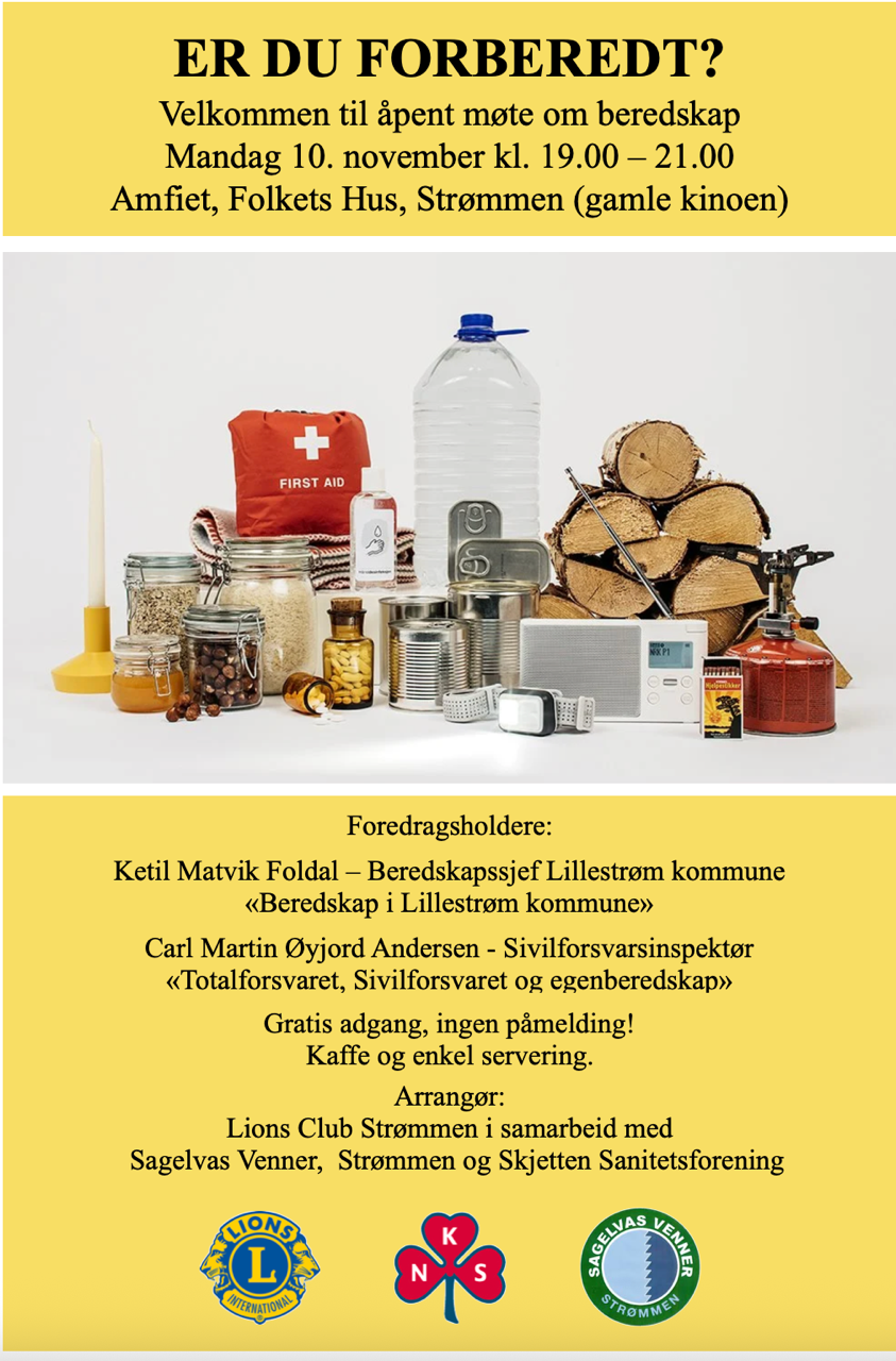 Åpent møte beredskap 