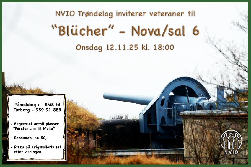 Invitasjon til veteraner - "Blücher" på Nova