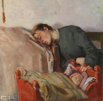 Christian Krohg - "Mor og barn" Christian Krohg - "Mor og barn"