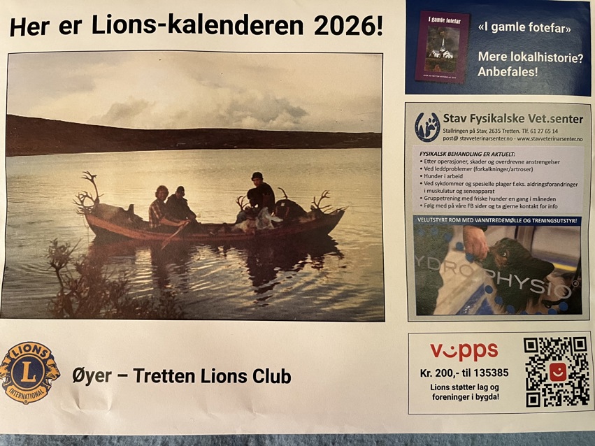 Lionskalenderen for 2026