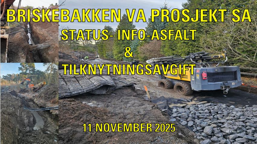 Statusinformasjon 20.11.2025